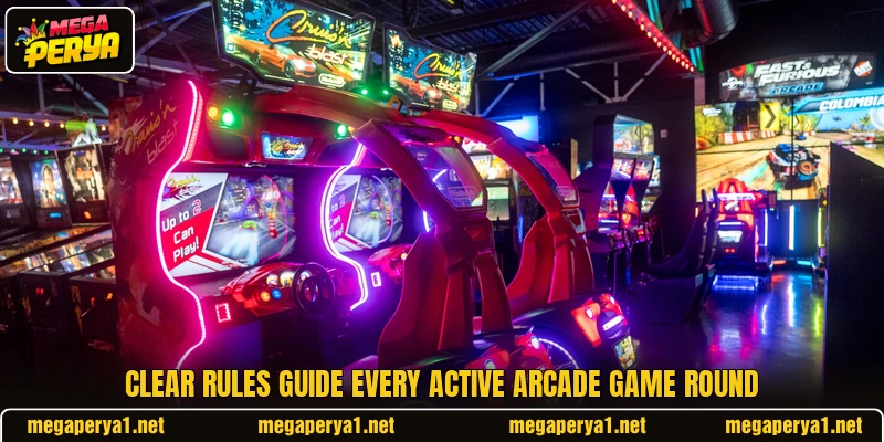 Clear rules guide every active arcade game round