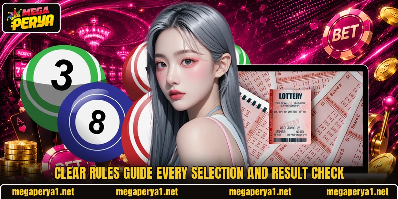 Clear rules guide every selection and result check