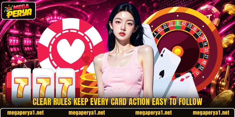 Clear rules keep every card action easy to follow