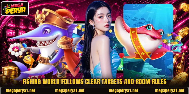 Fishing World follows clear targets and room rules Fishing World follows clear targets and room rules