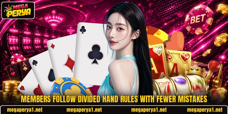 Members follow divided hand rules with fewer mistakes Members follow divided hand rules with fewer mistakes