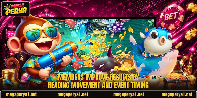 Members improve results by reading movement and event timing Members improve results by reading movement and event timing