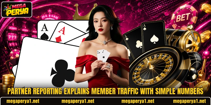 Partner reporting explains member traffic with simple numbers