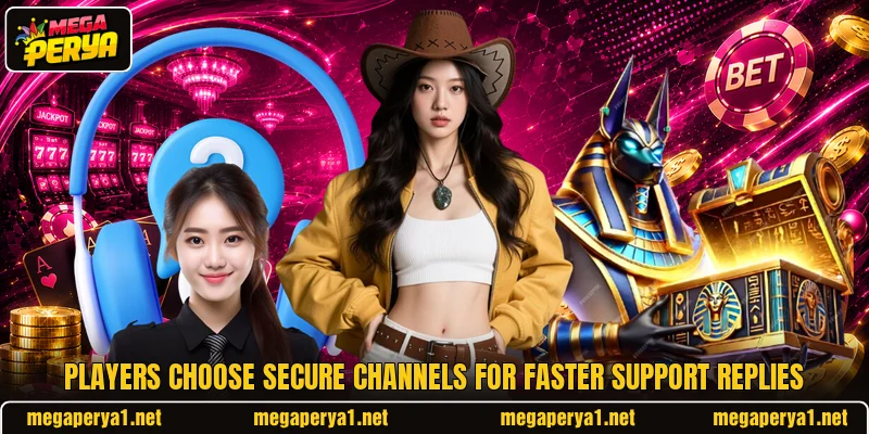 Players choose secure channels for faster support replies Players choose secure channels for faster support replies