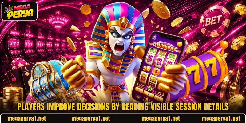 Players improve decisions by reading visible session details
