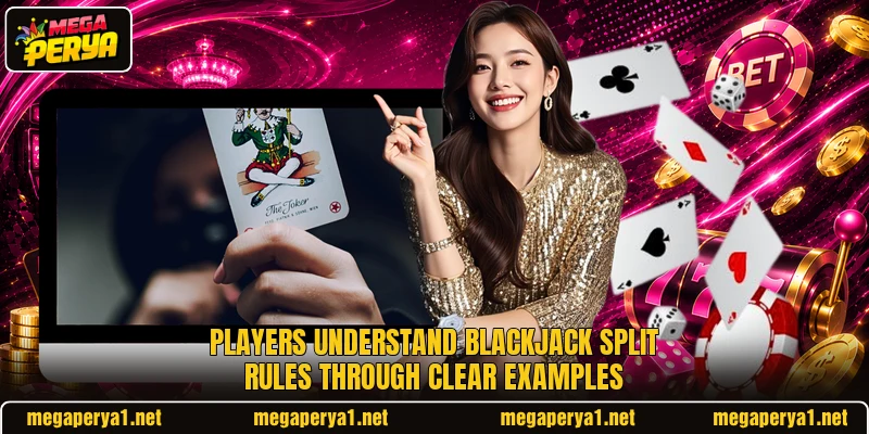 Players understand blackjack split rules through clear examples Players understand blackjack split rules through clear examples