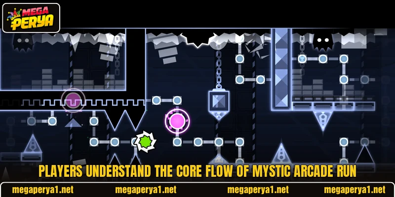Players understand the core flow of Mystic Arcade Run Players understand the core flow of Mystic Arcade Run