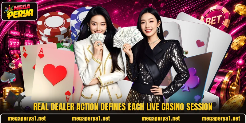 Real dealer action defines each live casino session Real dealer action defines each live casino session