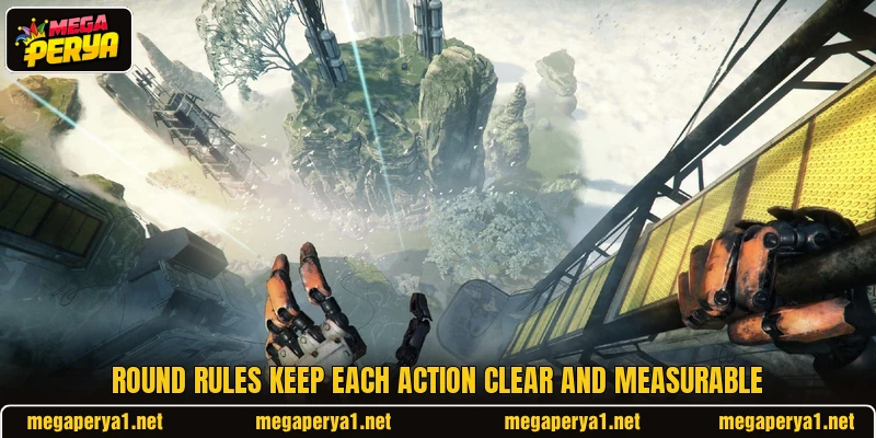 Round rules keep each action clear and measurable