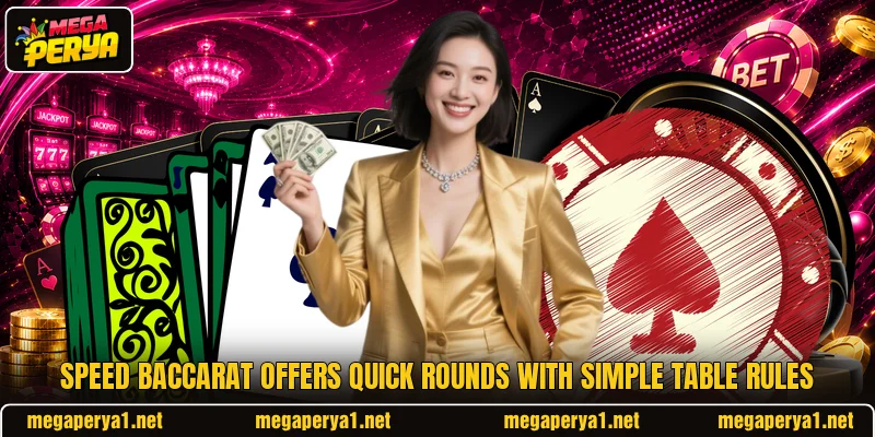 Speed Baccarat offers quick rounds with simple table rules Speed Baccarat offers quick rounds with simple table rules